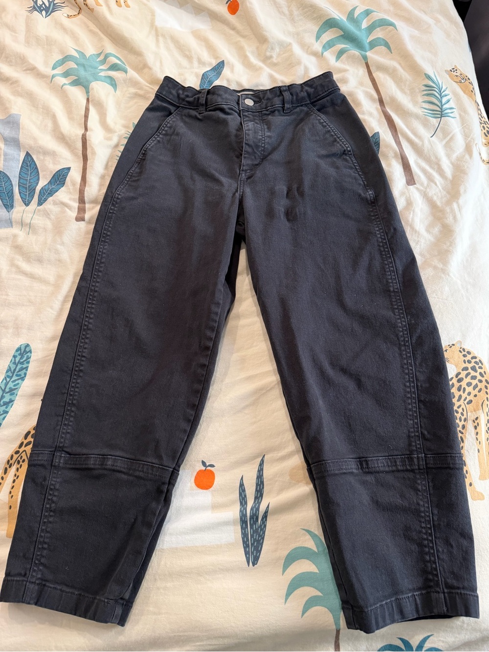 Everlane Barrel Pants size 6 black